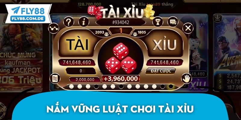 Nắm vững luật chơi, cược tài xỉu thuận lợi