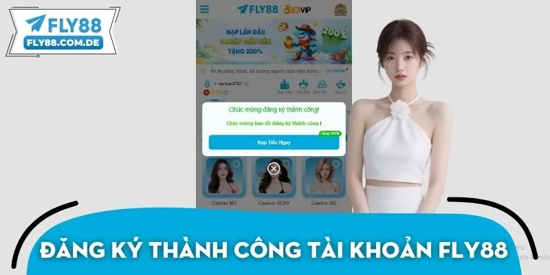 Đăng ký thành công tài khoản FLY88 là điều kiện bắt buộc