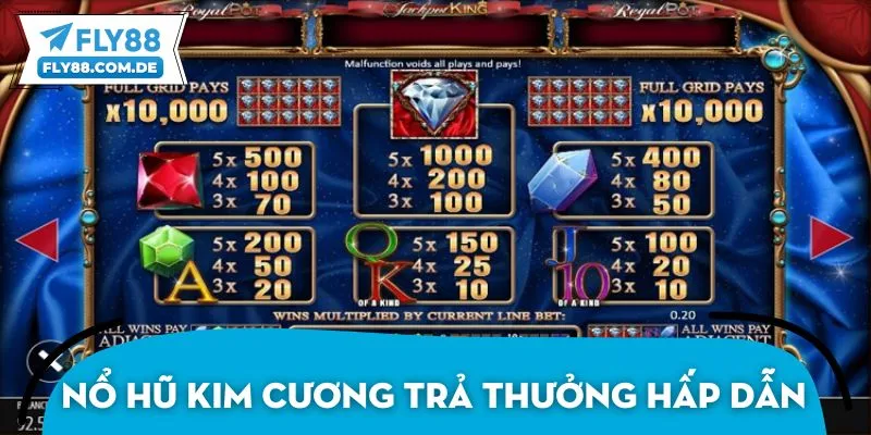 Nổ hũ Kim Cương trả thưởng hấp dẫn