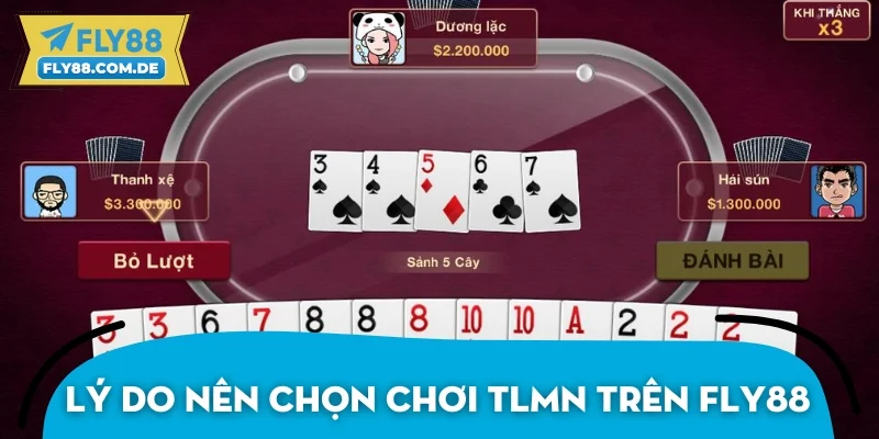 Lợi ích khi chơi Tiến lên MN tại FLY88
